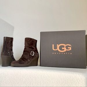 UGG Brown Heeled Boots